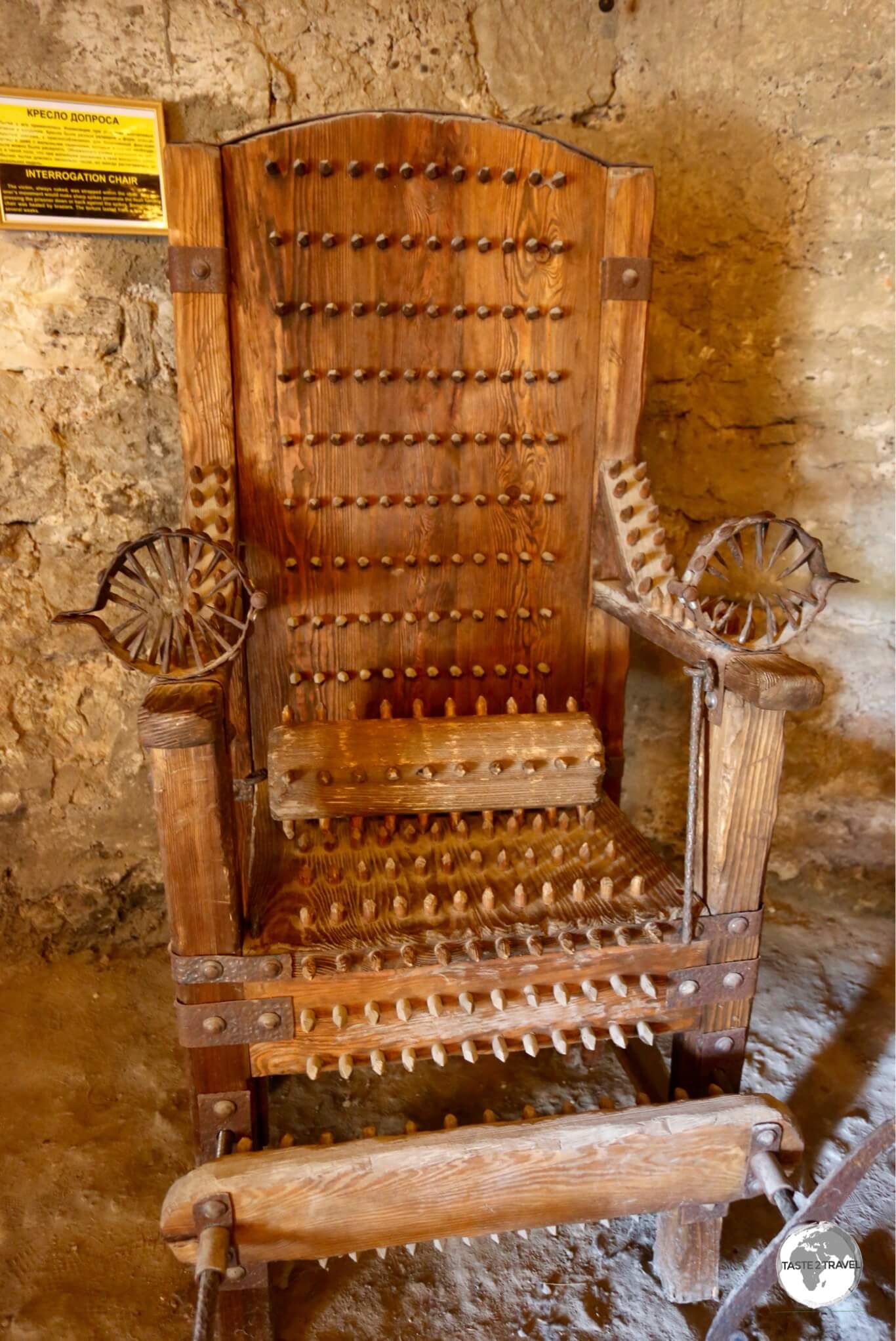 The 'Interrogation Chair'. Ouch!