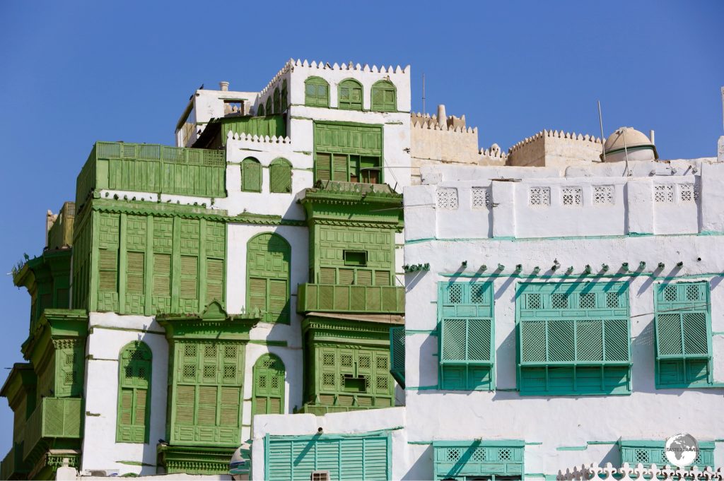 The historic old town of Jeddah, the Al Balad district, is registered as a UNESCO World Heritage site and is one of many highlights of Saudi Arabia.