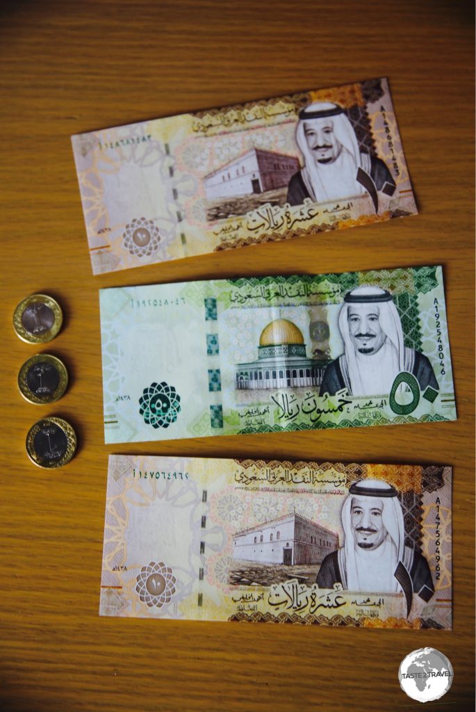 The latest series of the riyal note features the portrait of King Salman bin Abdulaziz Al Saud.