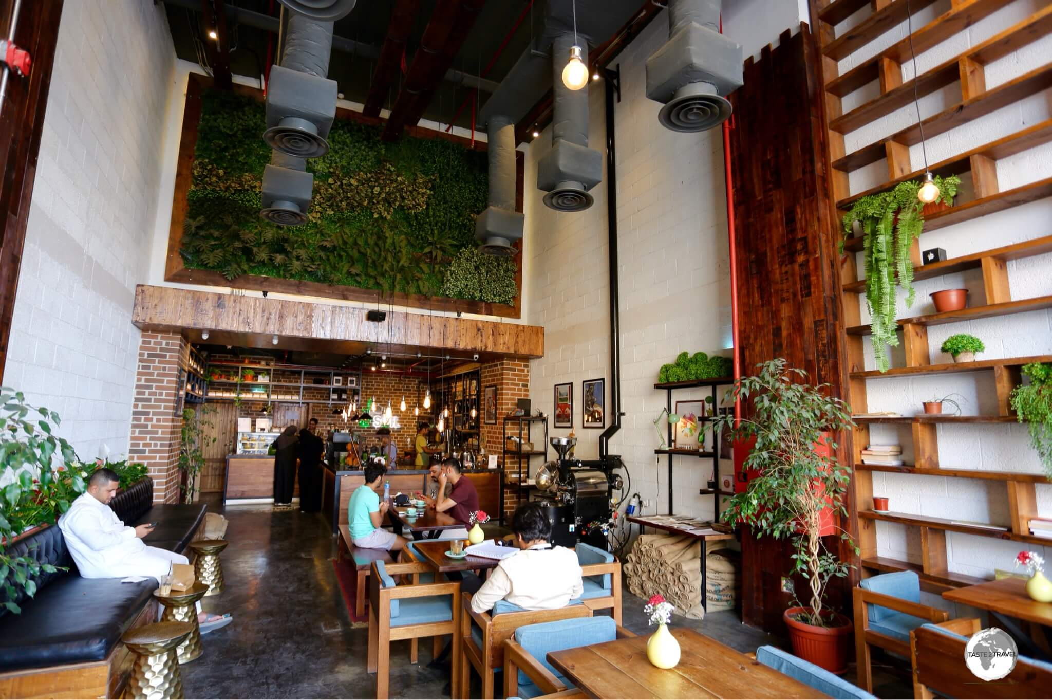 The newly opened Soil Coffee Roasters in Dammam.