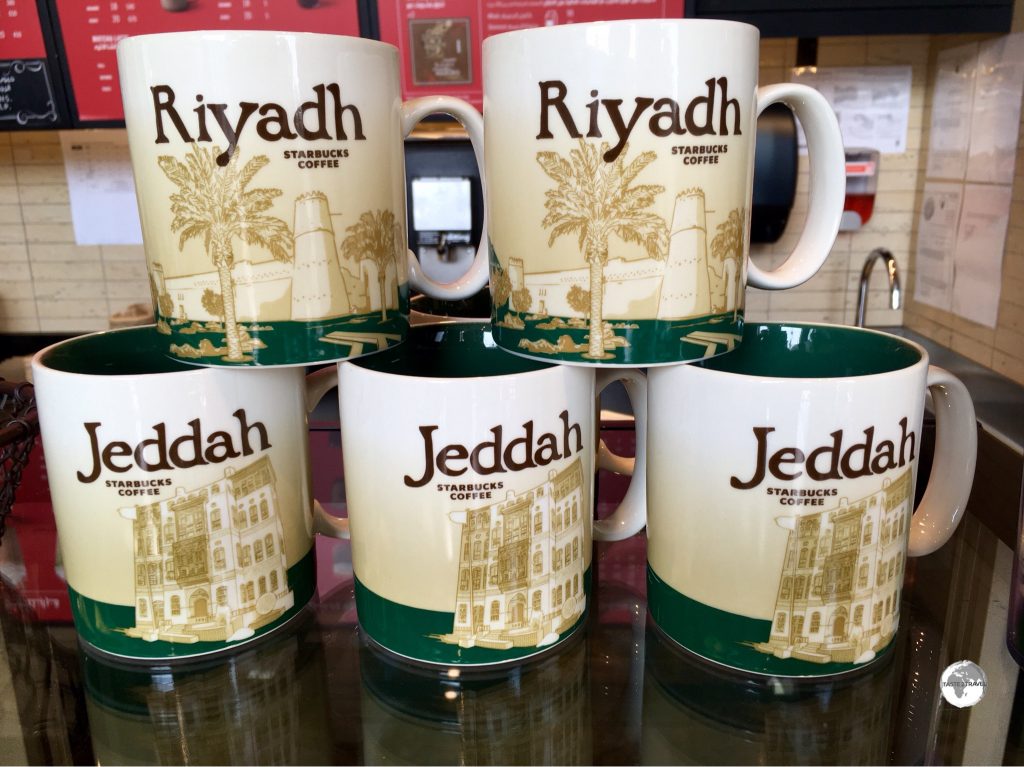 Starbucks can be found all over Saudi Arabia.