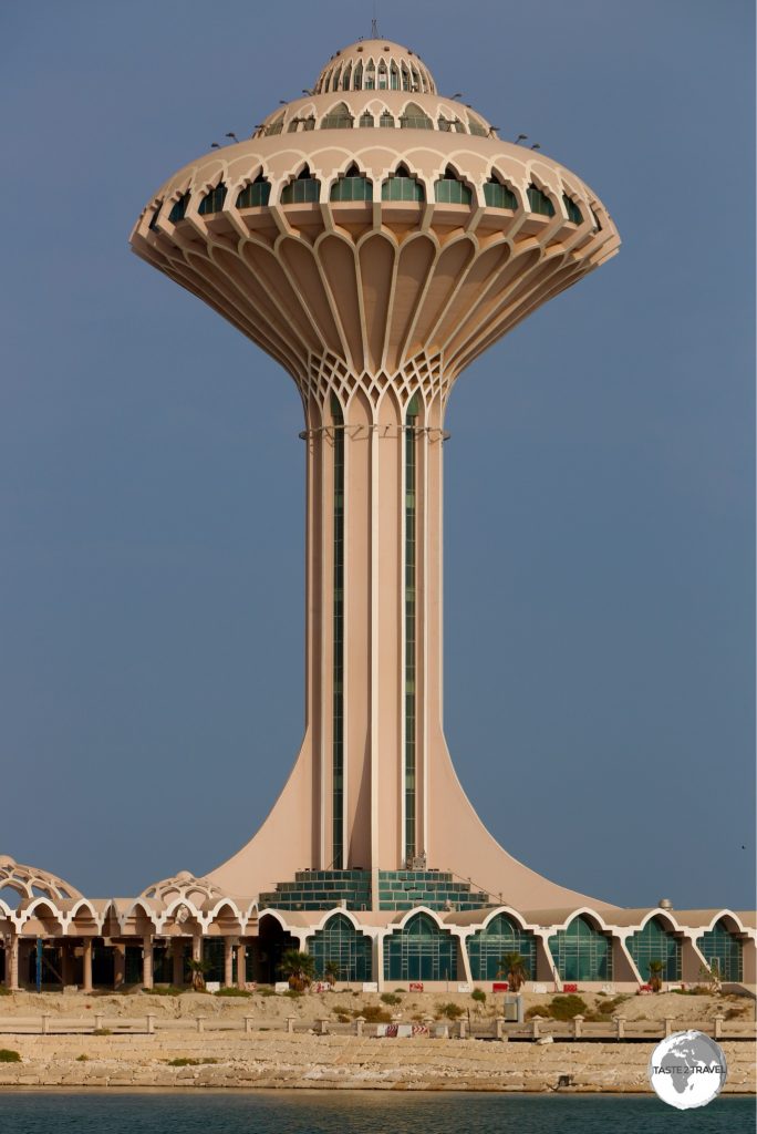 The iconic Khobar Water tower stands sentinel over the Corniche.