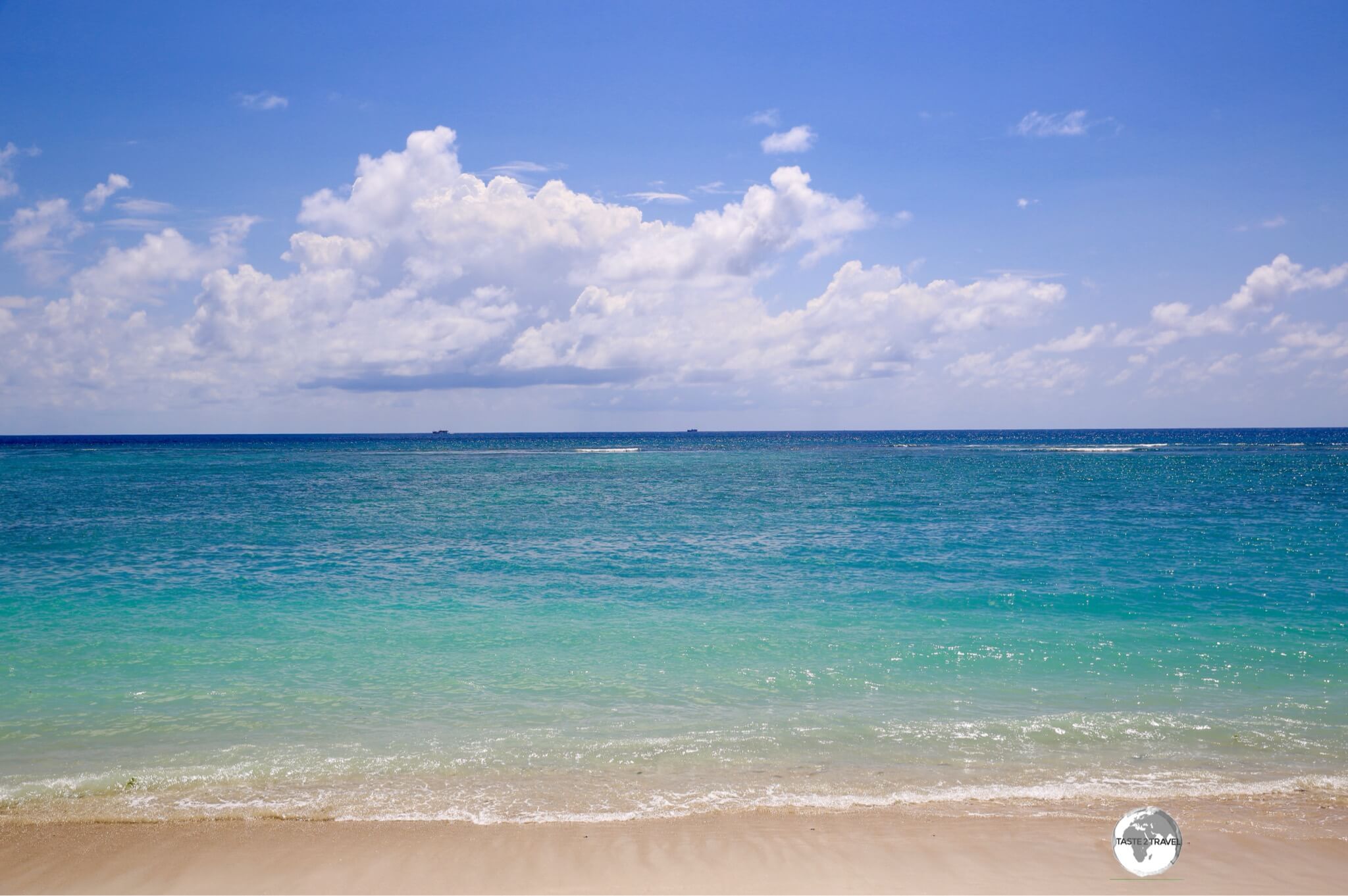 Flic en Flac beach is famous for its 6-km of fine white sand.