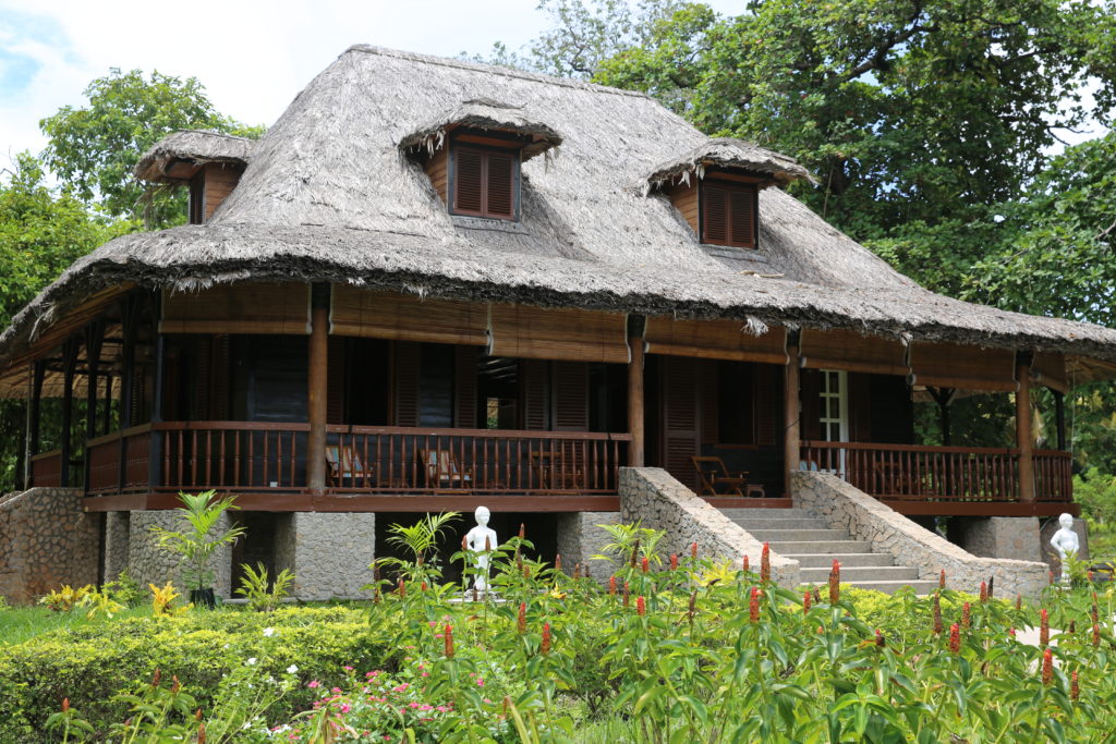 The French-style Plantation house at L’Union Estate Farm was built by a family of Mauritian settlers.