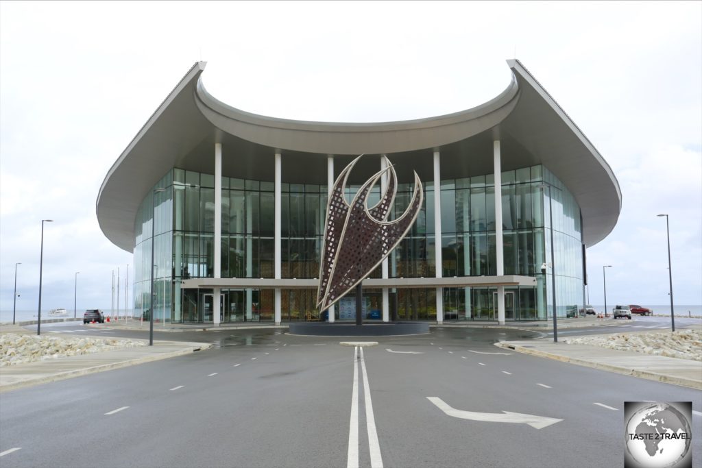APEC Haus was built to host the 2018 Asia-Pacific Economic Cooperation (APEC) forum in Port Moresby.