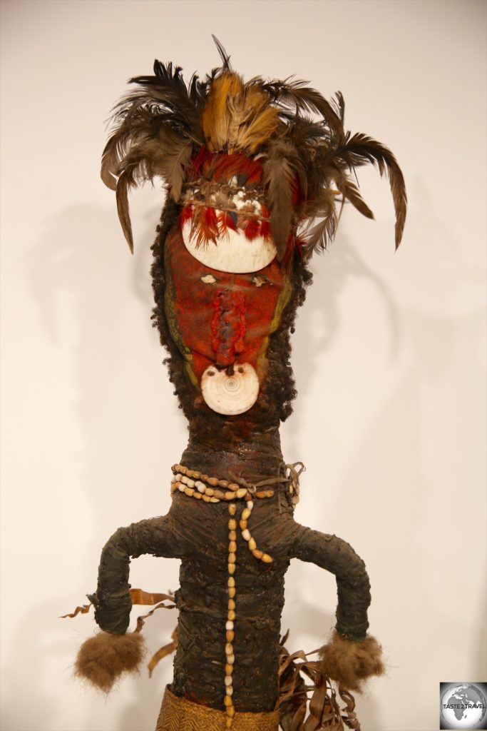 Displays at the Papua New Guinea National Museum and Art Gallery.