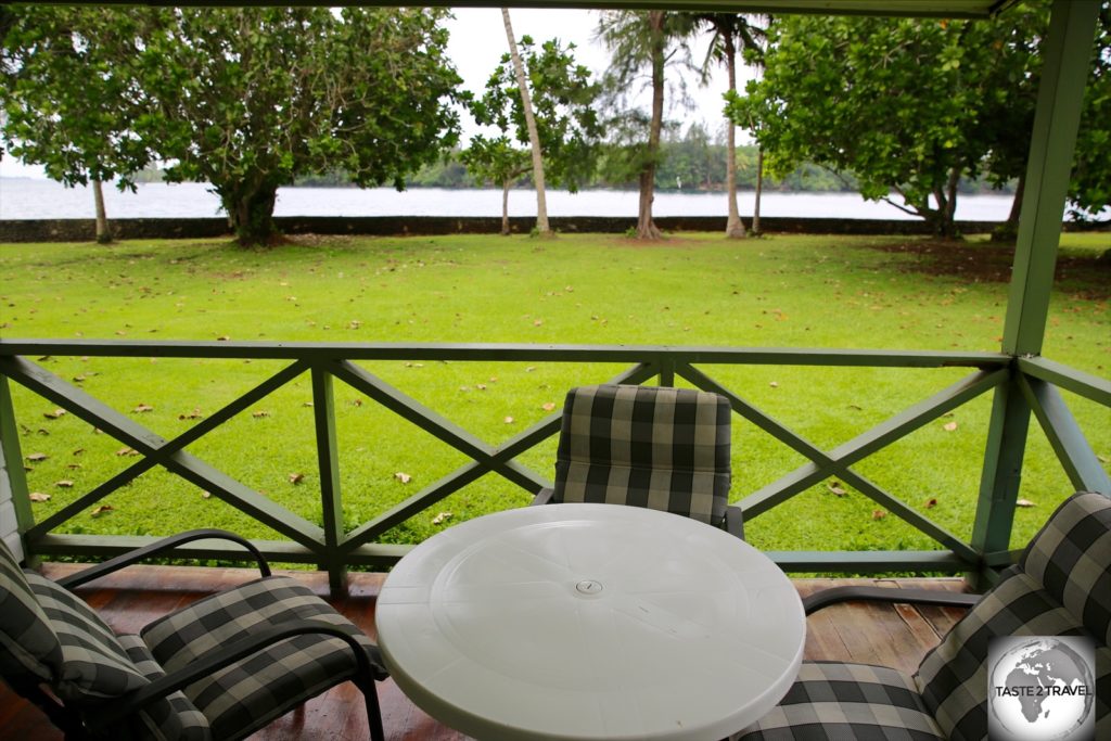 Set in lush gardens, the Madang resort is located on the waterfront, overlooking Madang harbour.
