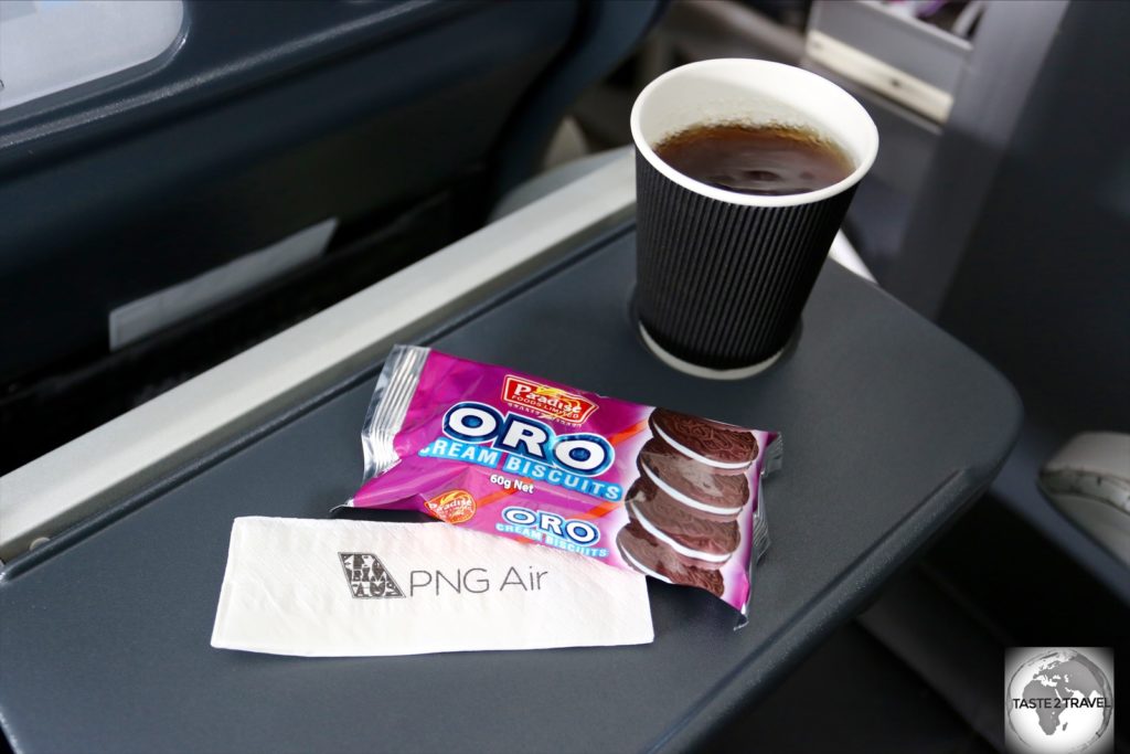 A snack on PNG Air.
