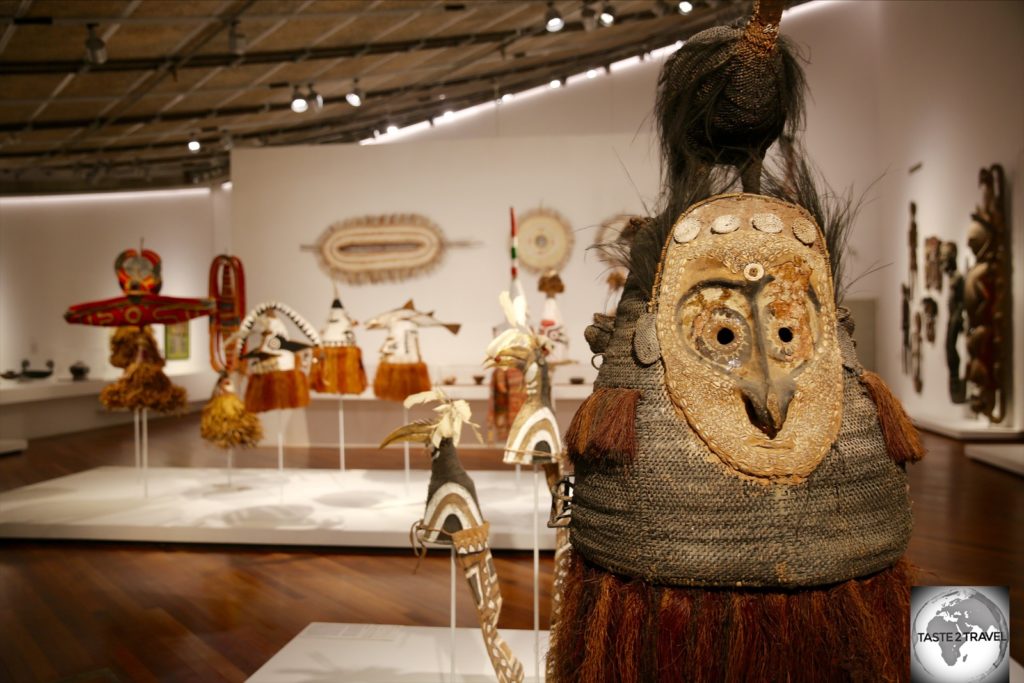 The National Museum & Art Gallery in Port Moresby showcases the many diverse tribal cultures which can still be found in modern-day PNG.