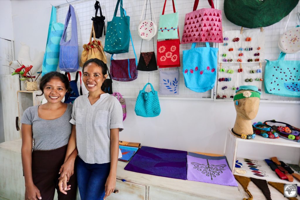The wonderful staff at the Boneca de Ataúro boutique in Dili. A ‘must-visit’ shop for anyone spending time in the capital.