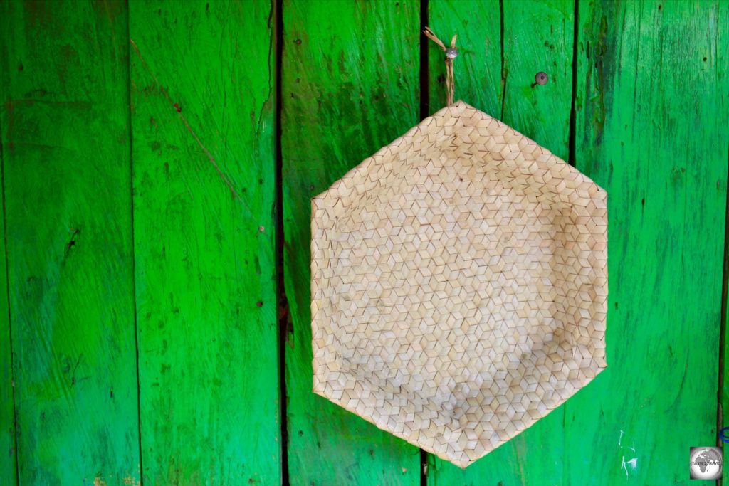 Some of the best bargains in Timor-Leste are the hand-made crafts, such as this basket at the Tais market.