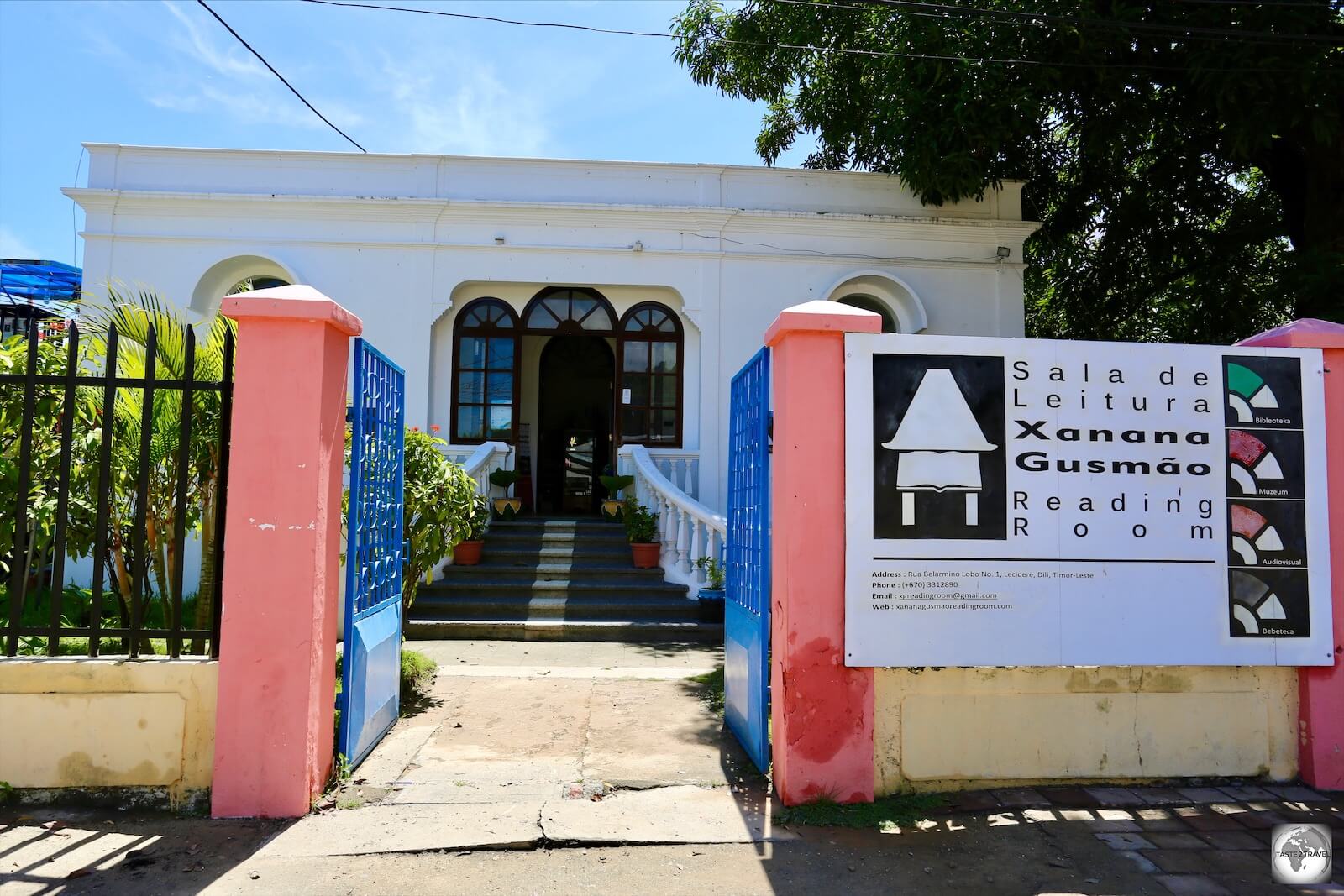 The museum at the Xanana Gusmão Reading Room complex is housed in a Portuguese-era building.
