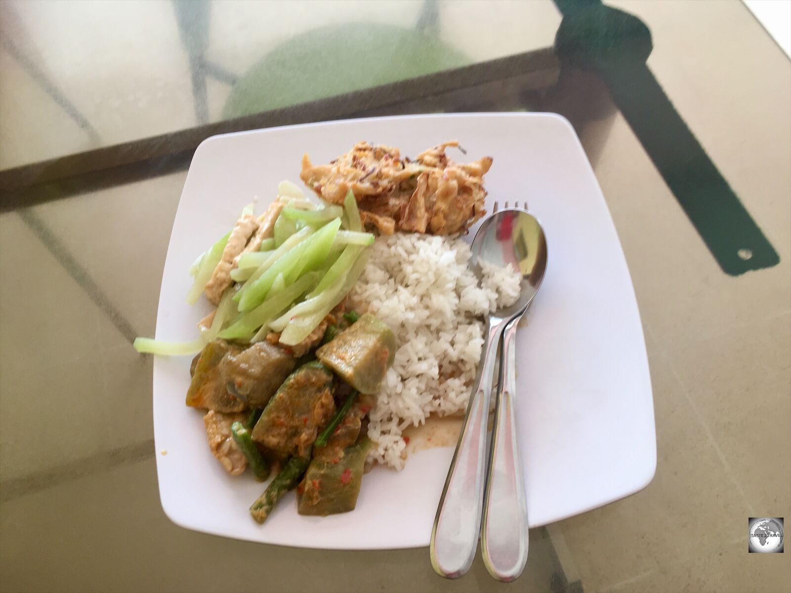 My lunch at the Starco Cafe, which offers Padang cuisine at a very reasonable price.