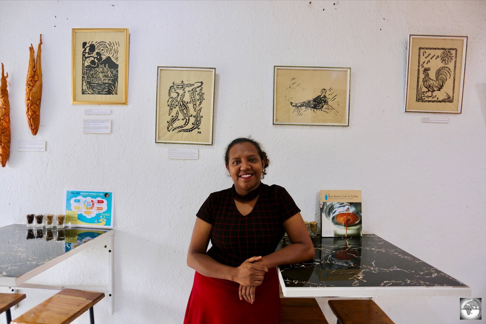 The wonderfully friendly, energetic and entrepreneurial Fatima, owner of Fatima Café.