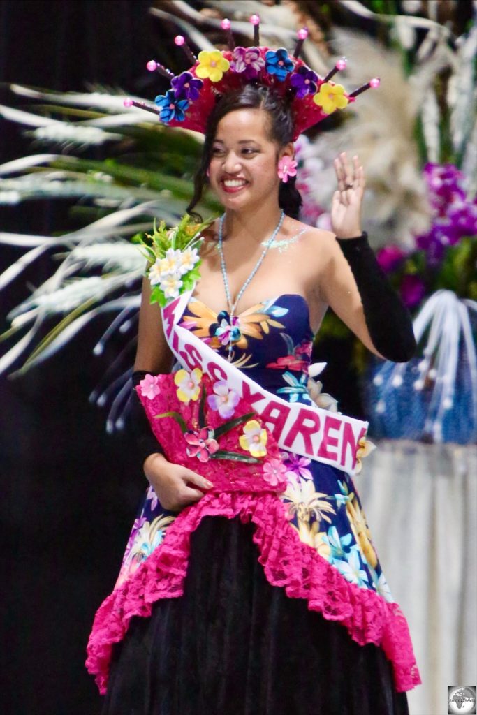 Some of the contestants represented different districts, such as Miss Yaren – Brutay Tatum.