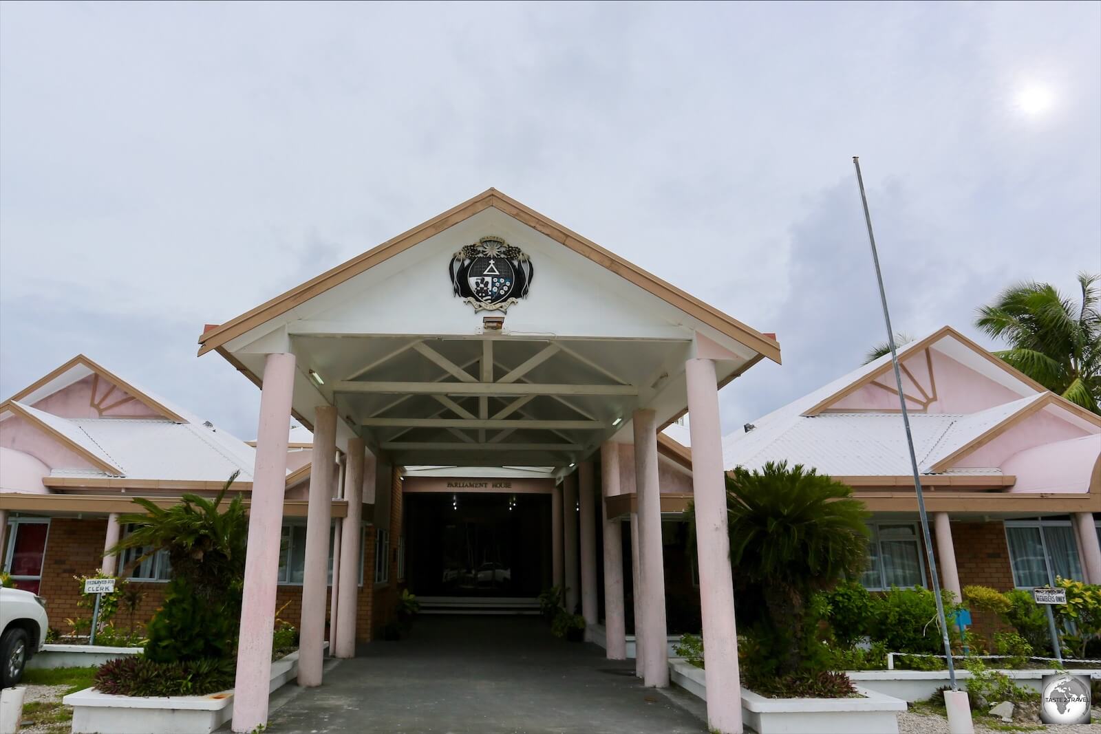 A view of Parliament House, which is a unicameral parliament.
