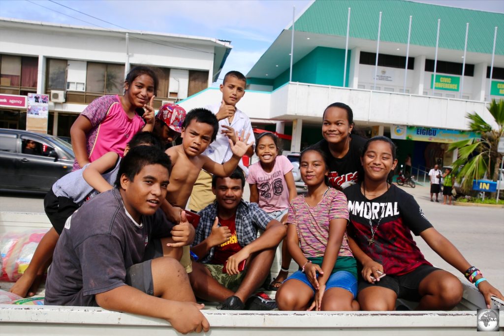 Always friendly smiles on wonderful Nauru.