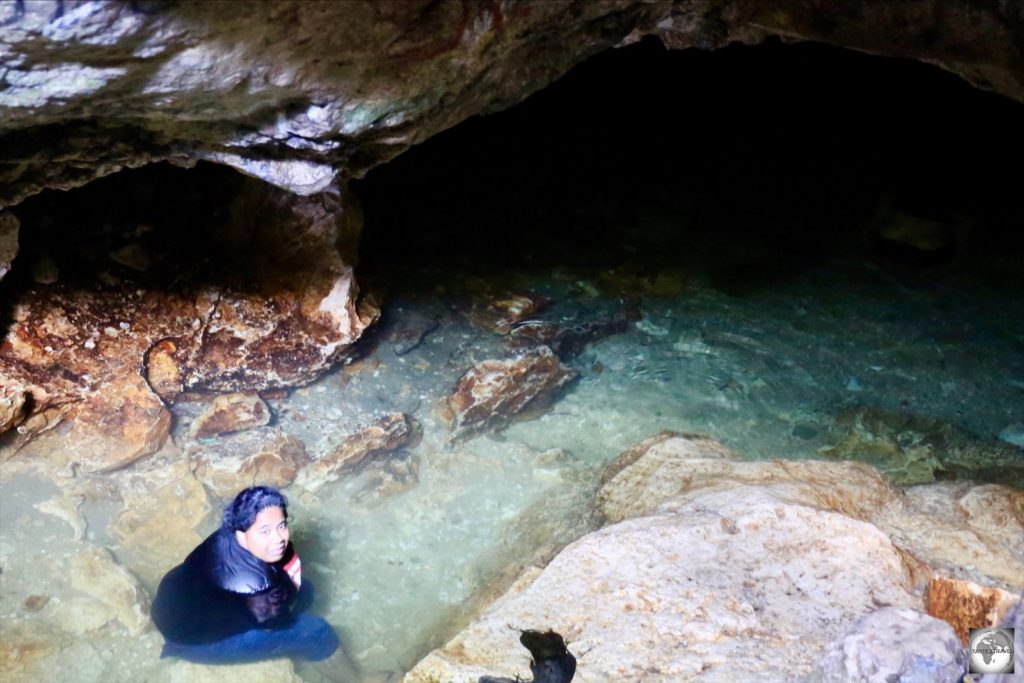 A surprising find on Nauru, the completely hidden Moqua Caves in Yaren.