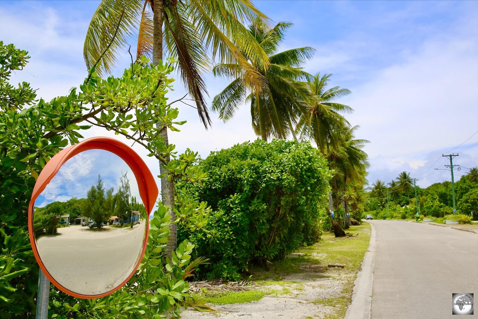 There's never any rush hour on the Island Ring road, the islands' one long main road.