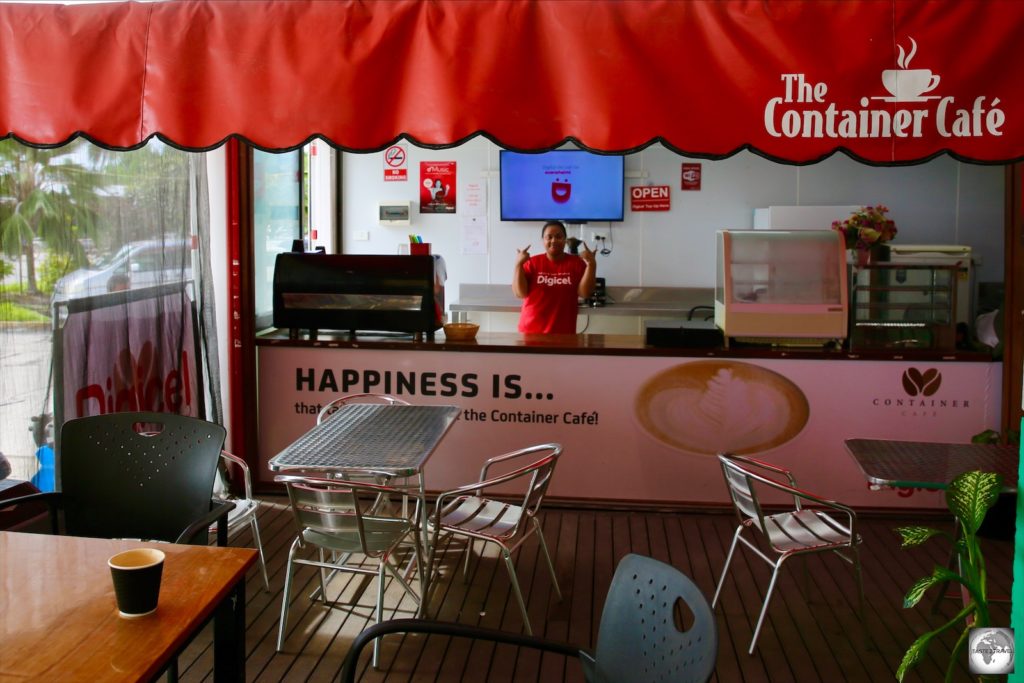The (Digicel) Container café.