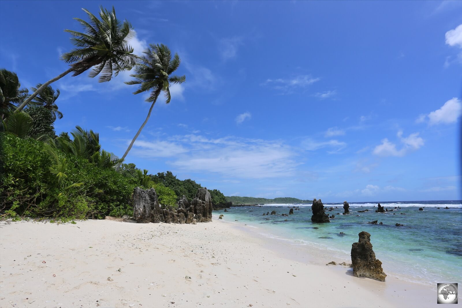 A view of the southern end of Anibare Bay from the Menen Hotel.