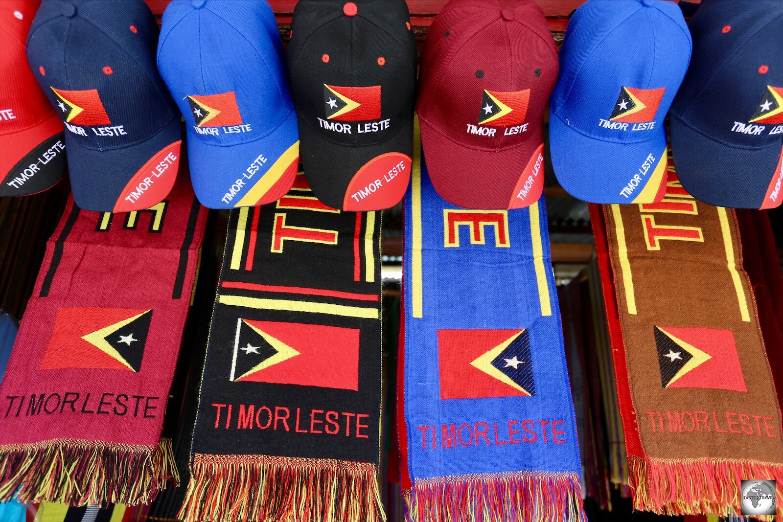 Timor-Leste souvenirs for sale in Dili, one of the world's youngest countries, having gained independence in 2002.