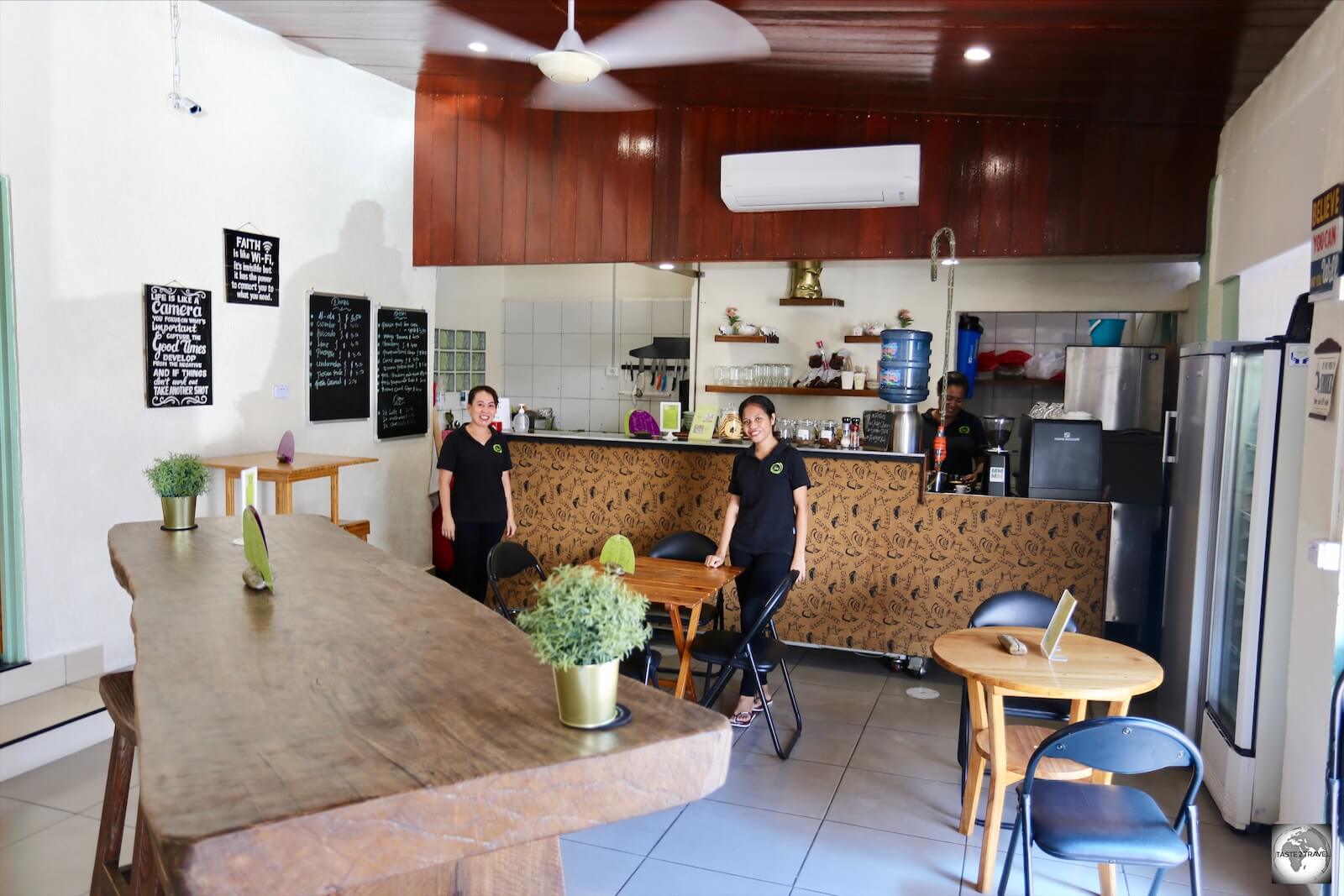 The friendly staff, who always prepared the healthiest of lunches and good coffee at the Spa Café.