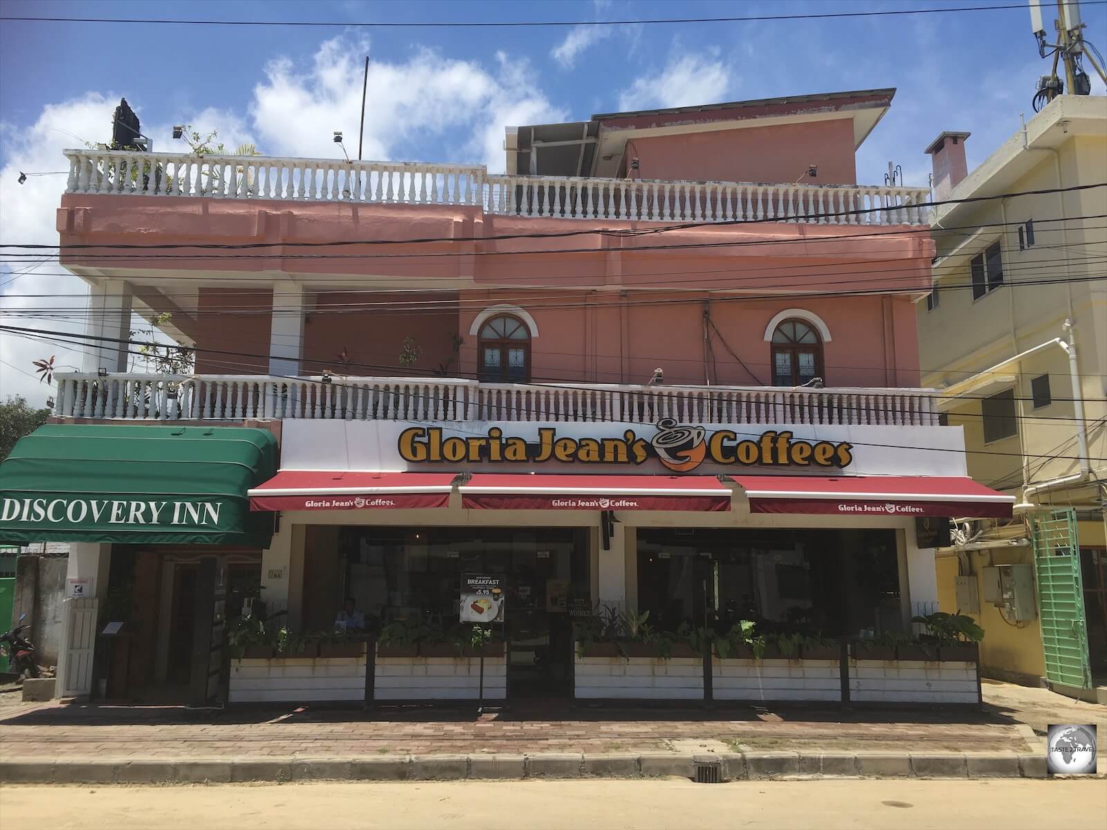 A branch of Gloria Jean's Coffees at the Discovery Inn in Dili.