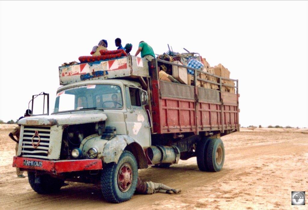 On the road from Timbuktu - a journey of 2 days over 400 km following tracks through the Sahara.