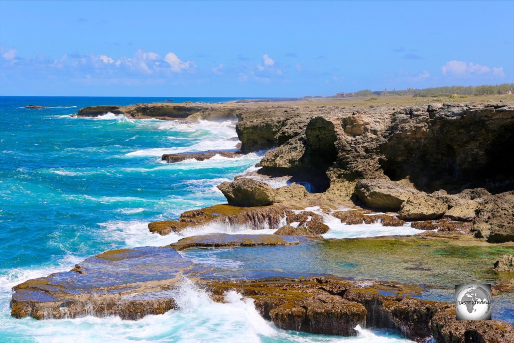 A view of the north coast of Barbados.