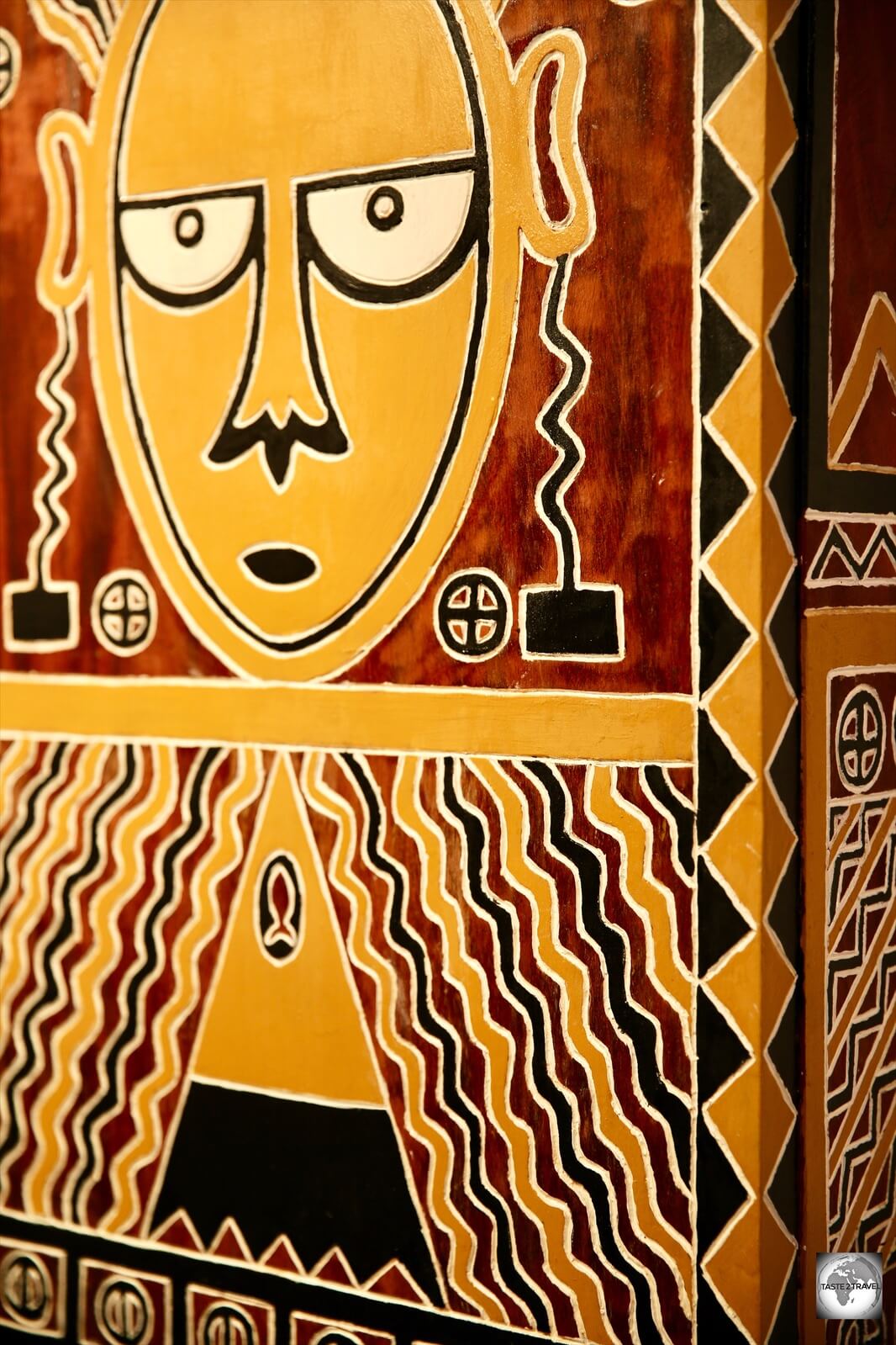 A display at the Etpison Museum in Koror.