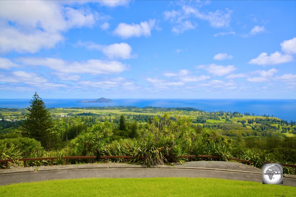 The best view of Norfolk Island is from the lookout on Mount Pitt, which is part of the Norfolk Island National Park.