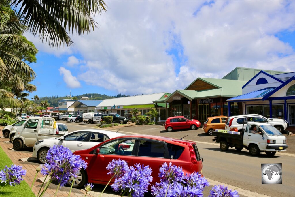 Burnt Pine is the one and only town on Norfolk Island.