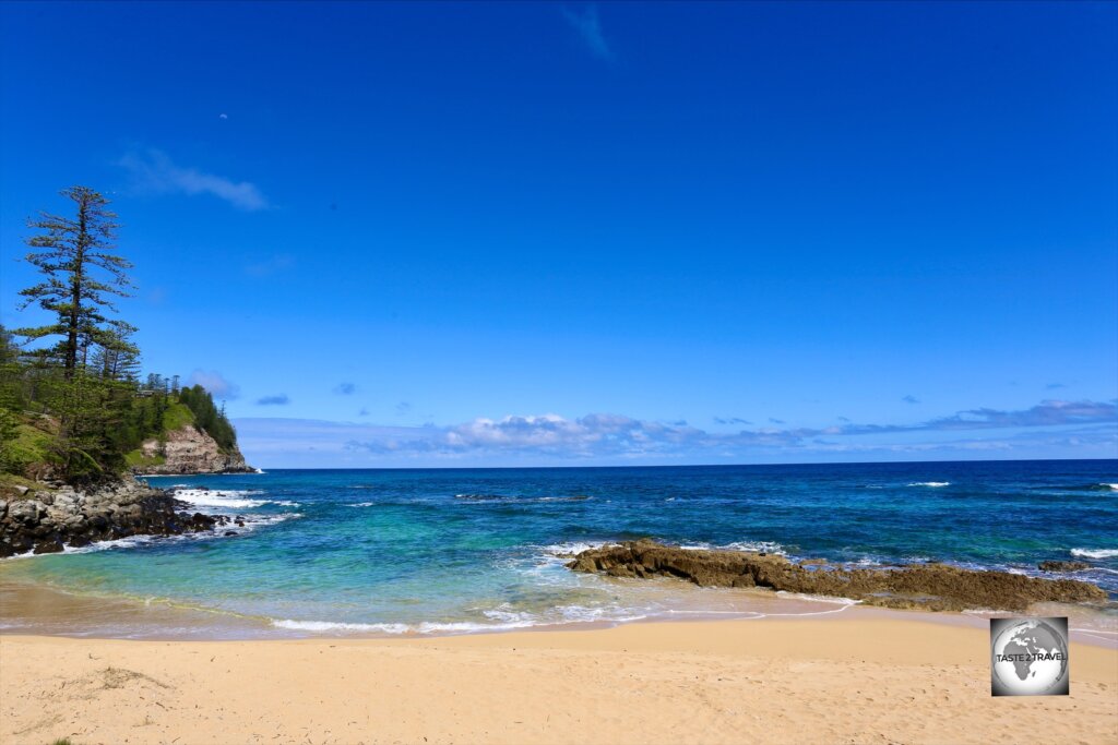 Cemetery Bay offers good bathing and snorkeling.