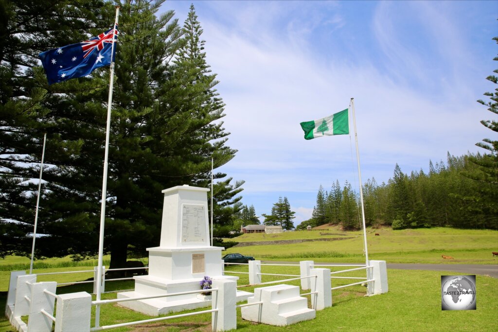 Inaugurated in 1929, the Norfolk Island Cenotaph was originally erected to commemorate those who died in service or were killed in action in World War One.