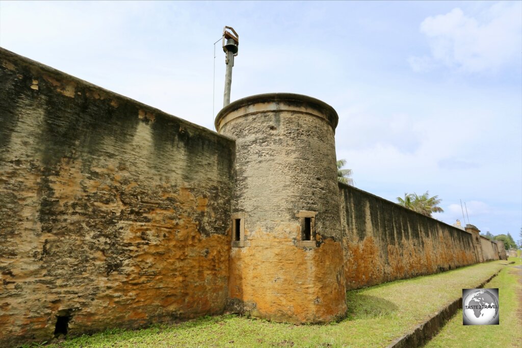 The Commissariat Store was protected by fortified stoned walls.