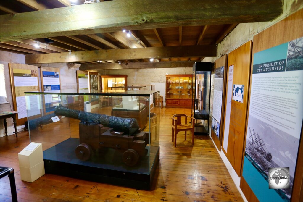 The canon from the HMS Bounty is one of the main stars of the Norfolk Island museum.