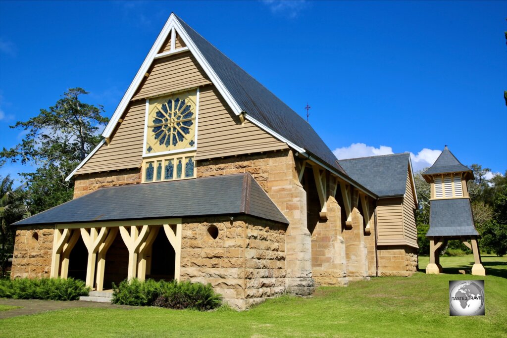 Completed in 1880, the very fine St. Barnabas Chapel was the principal church of the Church of England’s missionary work in Melanesia.