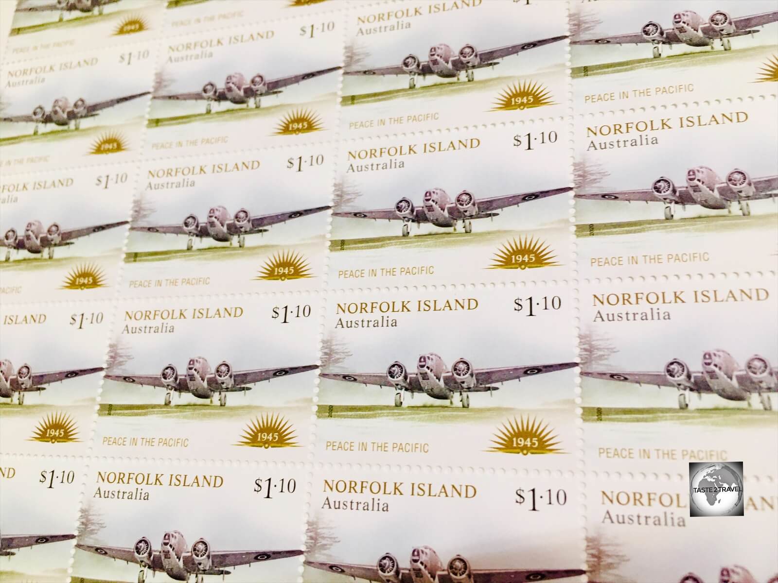 Norfolk Island Stamps - "Peace in the Pacific".