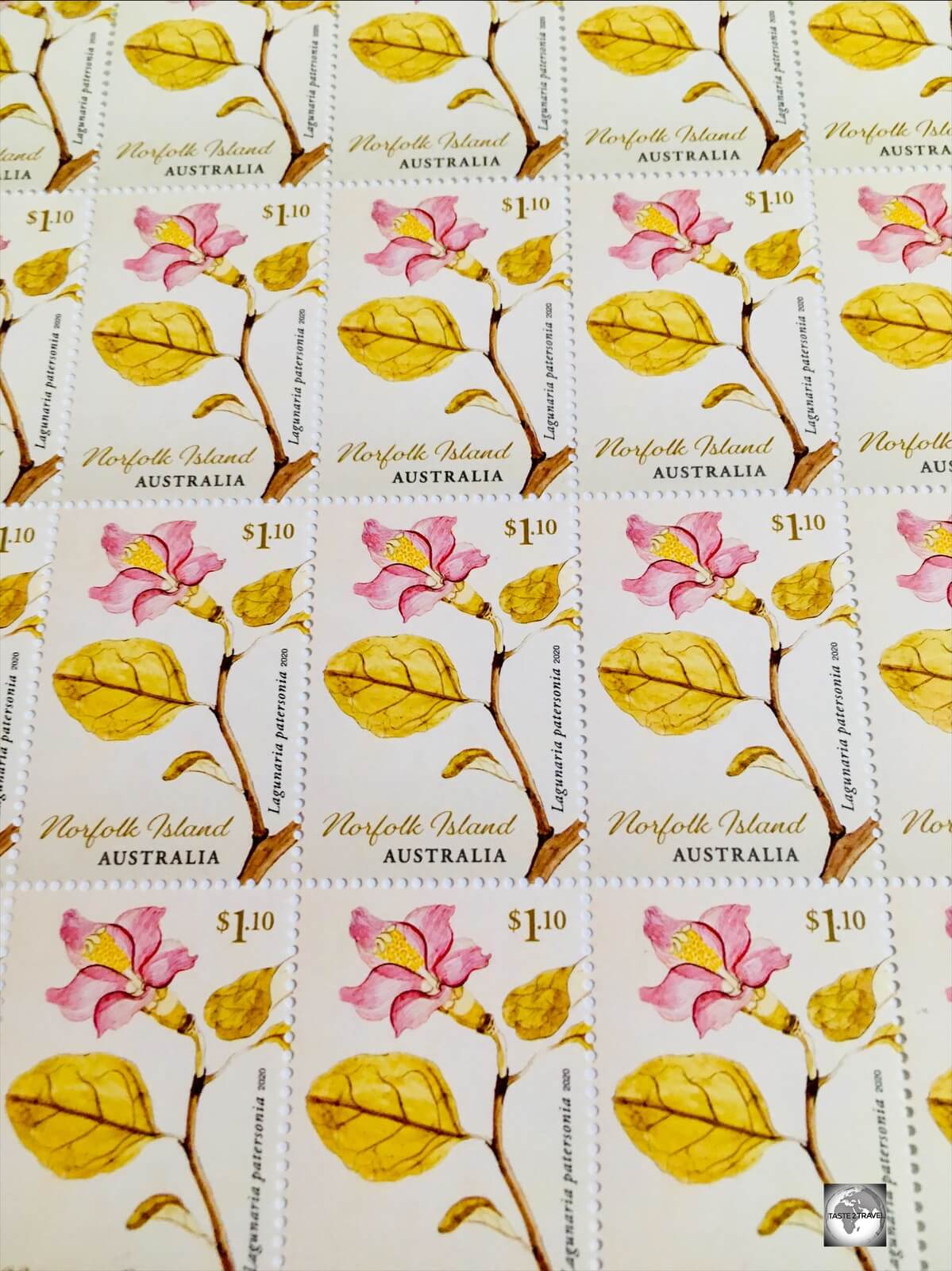 Norfolk Island Stamps - "Early Botanical Art".