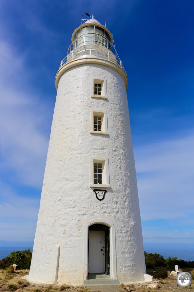 A view of Bruny Island lighthouse.
