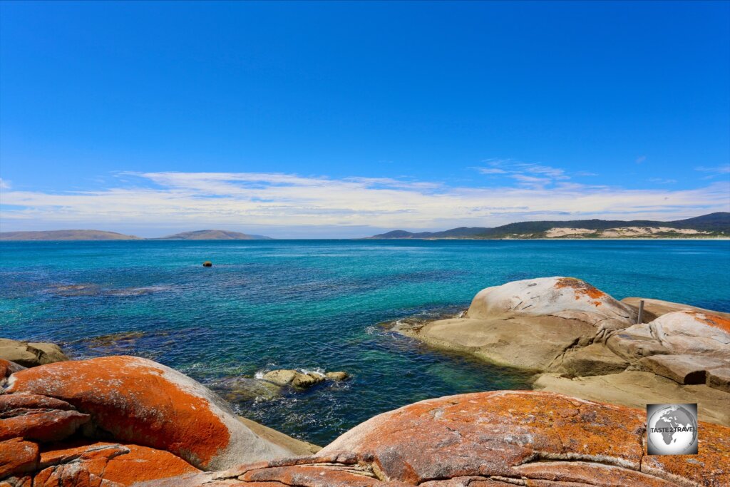 A view from Trousers Point Beach on Flinders Island.