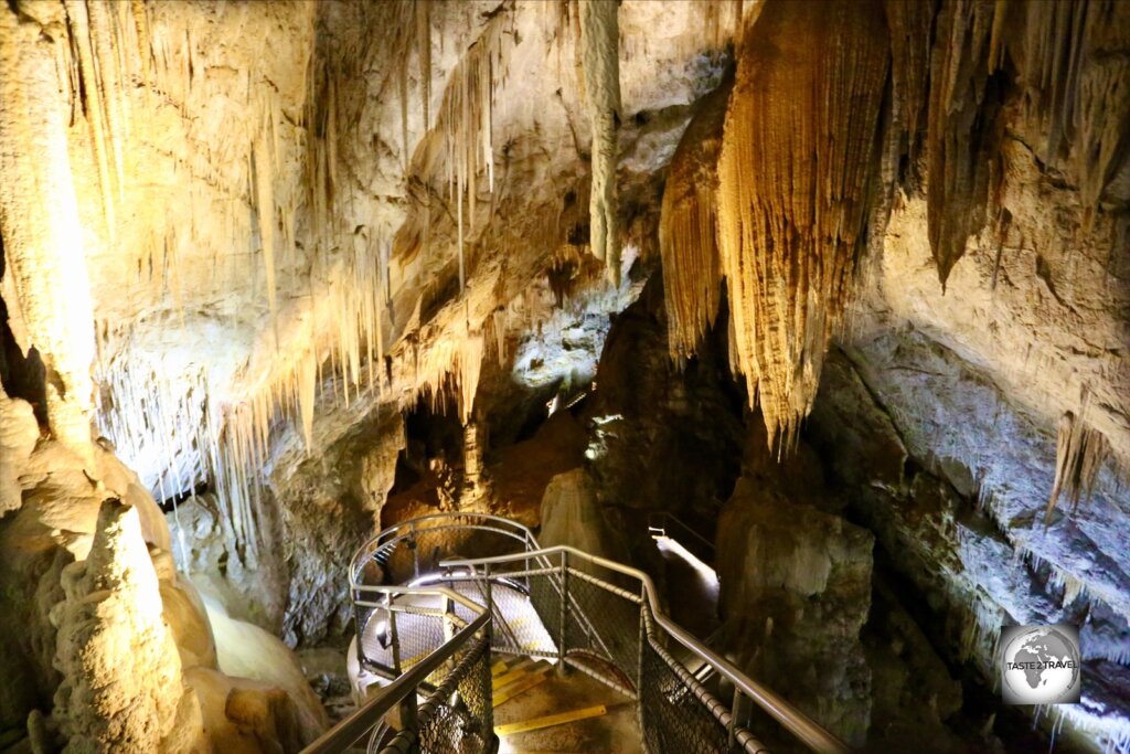 A view of Hastings cave, which is located 102 km south of Hobart.
