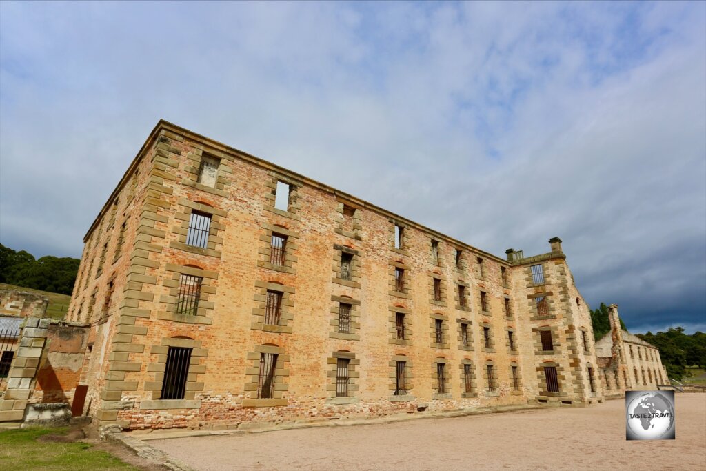 Storm clouds gather over the former Penitentiary at Port Arthur Penal Settlement.