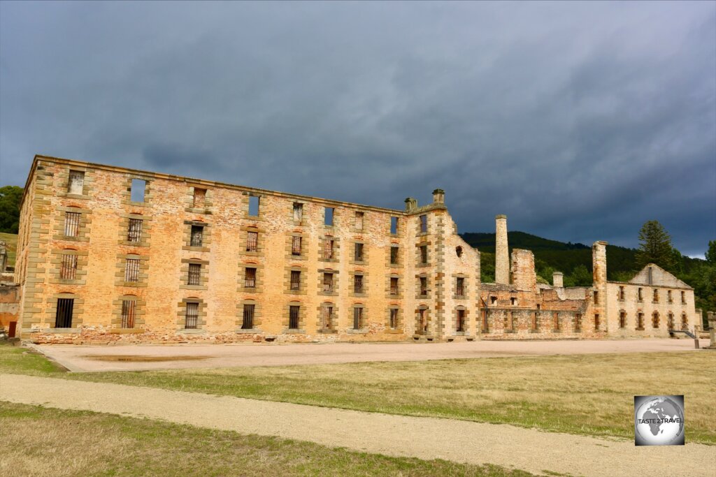 A view of the former Penitentiary at the Port Arthur Penal Settlement.