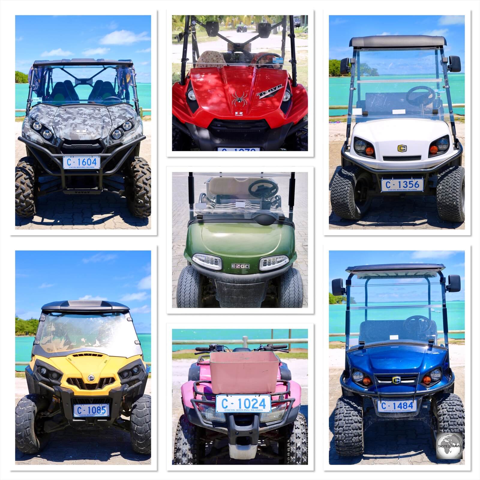 The buggies of Home Island.