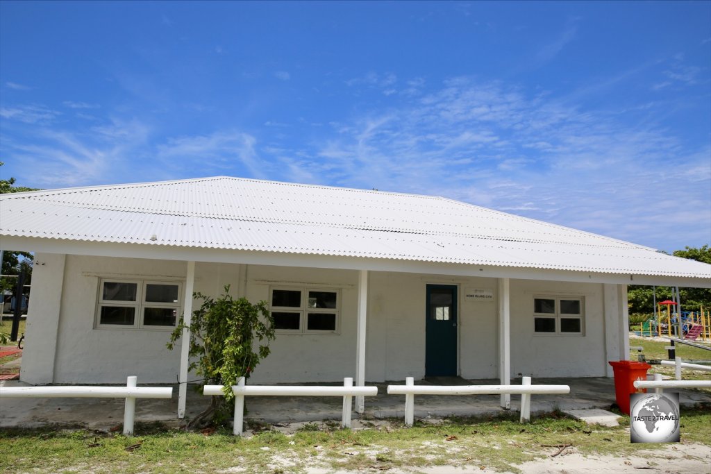 The former Clunies-Ross company store on Home Island, which today serves as the islands' gym.
