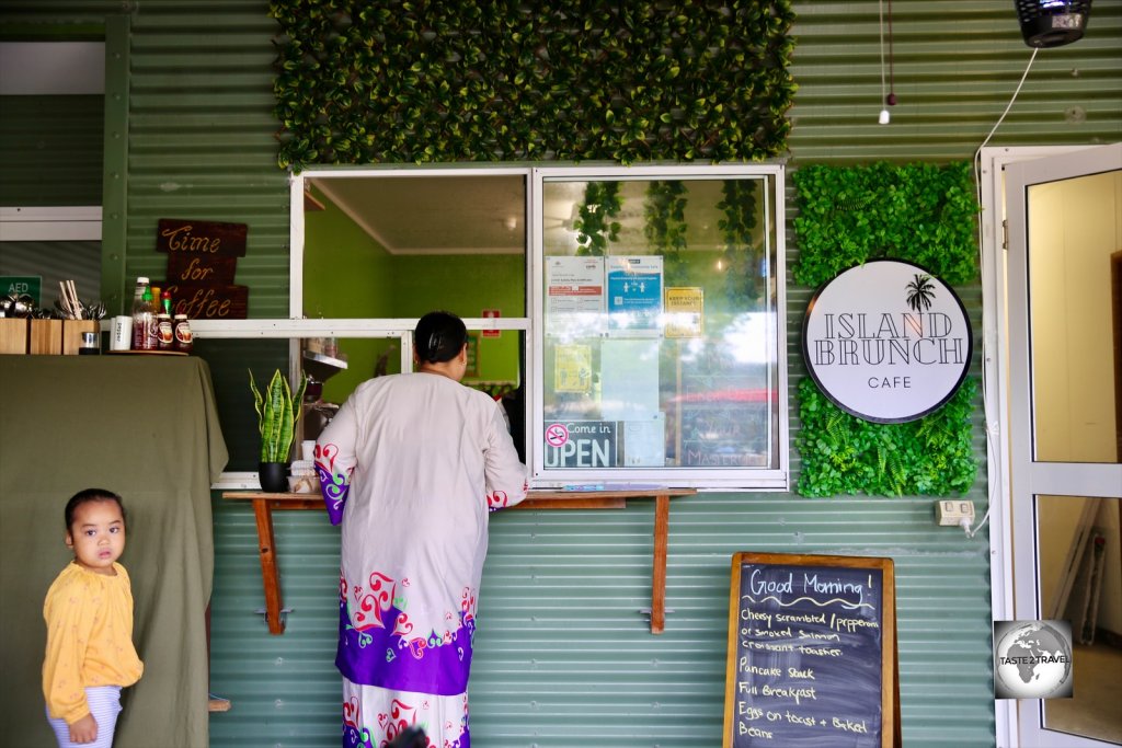 Island Brunch cafe on Home Island, Cocos (Keeling) Islands.