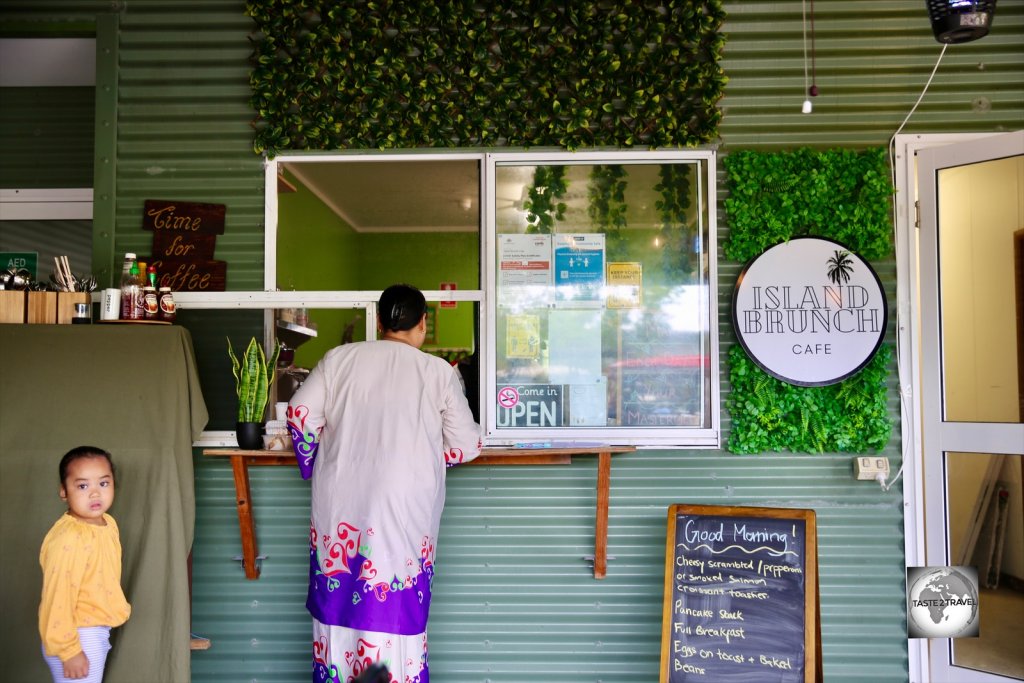 Island Brunch cafe on Home Island, Cocos (Keeling) Islands.