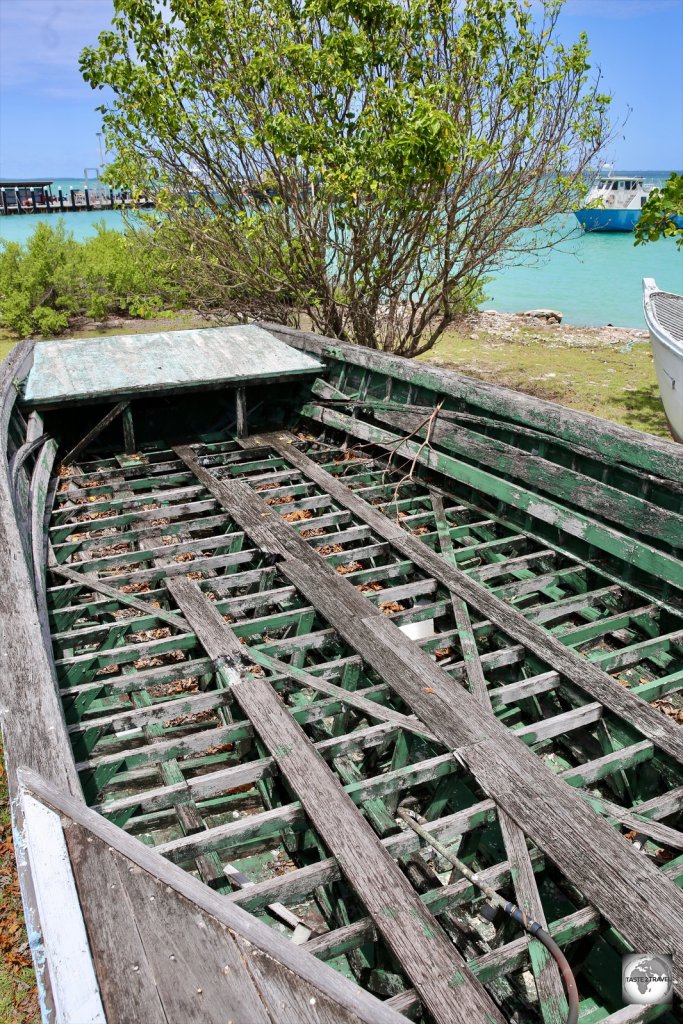 A Jukong at the Cocos museum on Home Island.